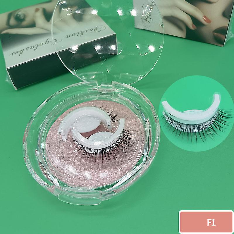 Reusable Self-adhesive Eyelashes Natural Multiple Reversible Glue-free Eyelashes