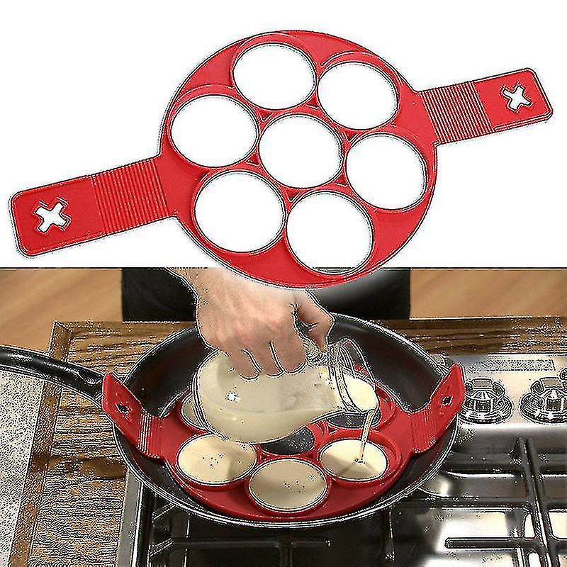 Nonstick Pancake Cooking Tool Egg Ring Maker Cheese Egg Cooker Pan Flip