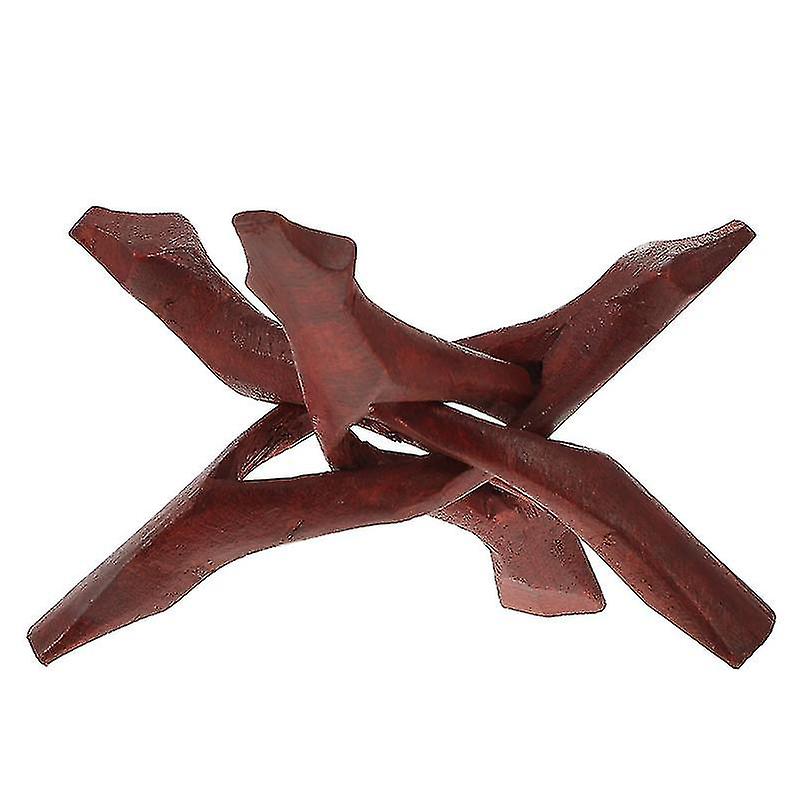 Wooden Tripod Stand Creative Tripod Display Stand Chic Abalone Shell Stand