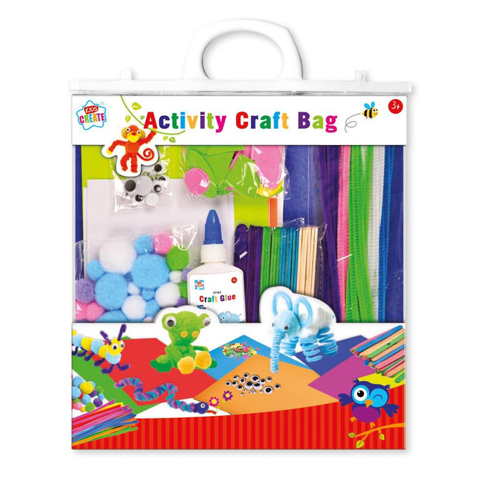 Kids Create Bumper Childrens Activity Craft Bag Re-Sealable Arts Crafts Ages 3+