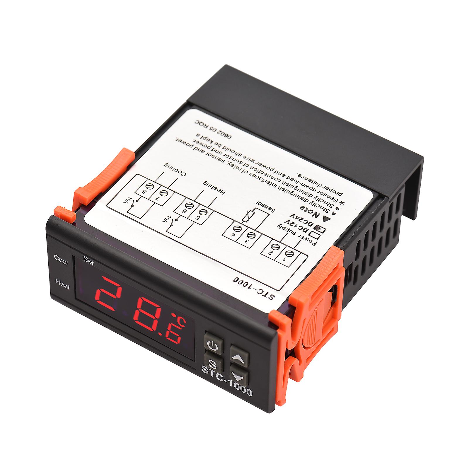 Digital Temperature Controller Stc-1000 Intelligent Temperature Regulator