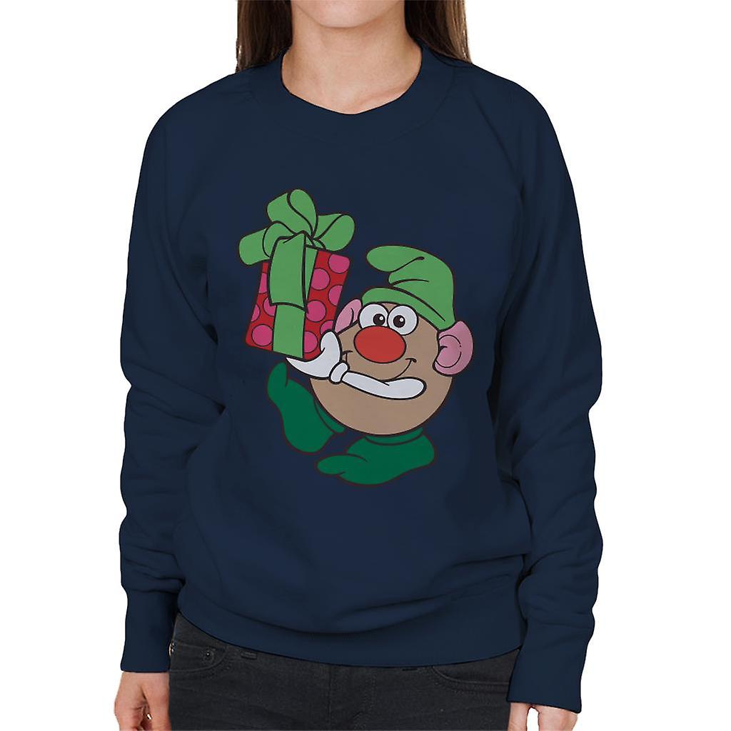 Mr Potato Head Christmas Festive Elf Women's Sweatshirt