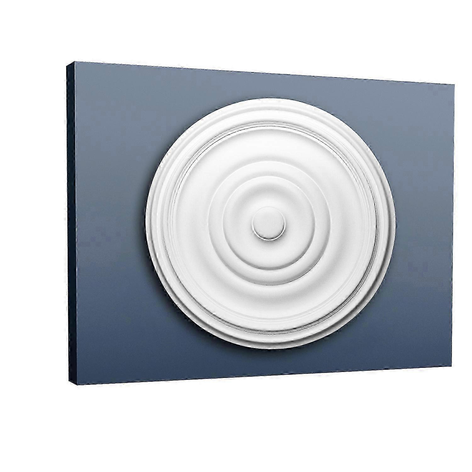 Orac Decor 1 x Ceiling rose R09 LUXXUS white Purotouch® pre-primed lightweight, sturdy, dimensionally stable