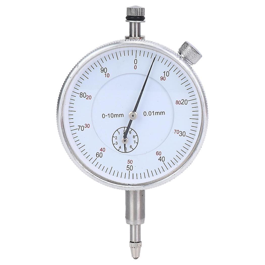 Dial Indicator Gauge 0-10mm Meter Precise 0.01 Resolution Concentricity Test