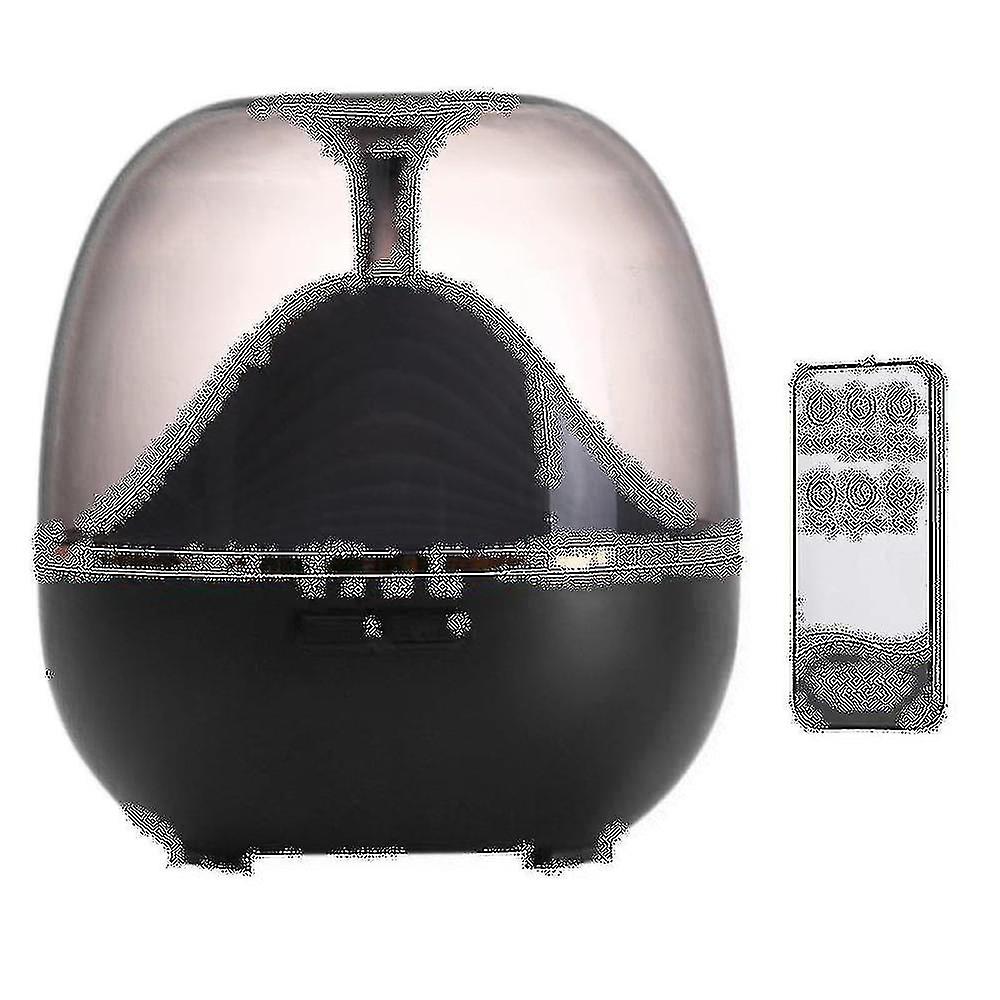 Diffusori di aromaterapia con 7 luci a led colorate, nero, spina eu