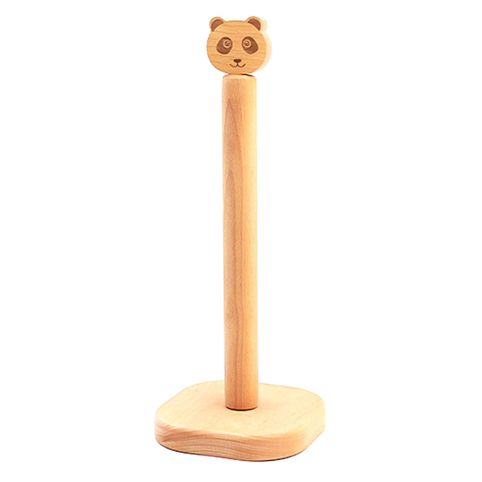 Roll Holder Cute Stable Convenient Animal Shape Rack Paper Towel Roll Holder Stand For Kitchen