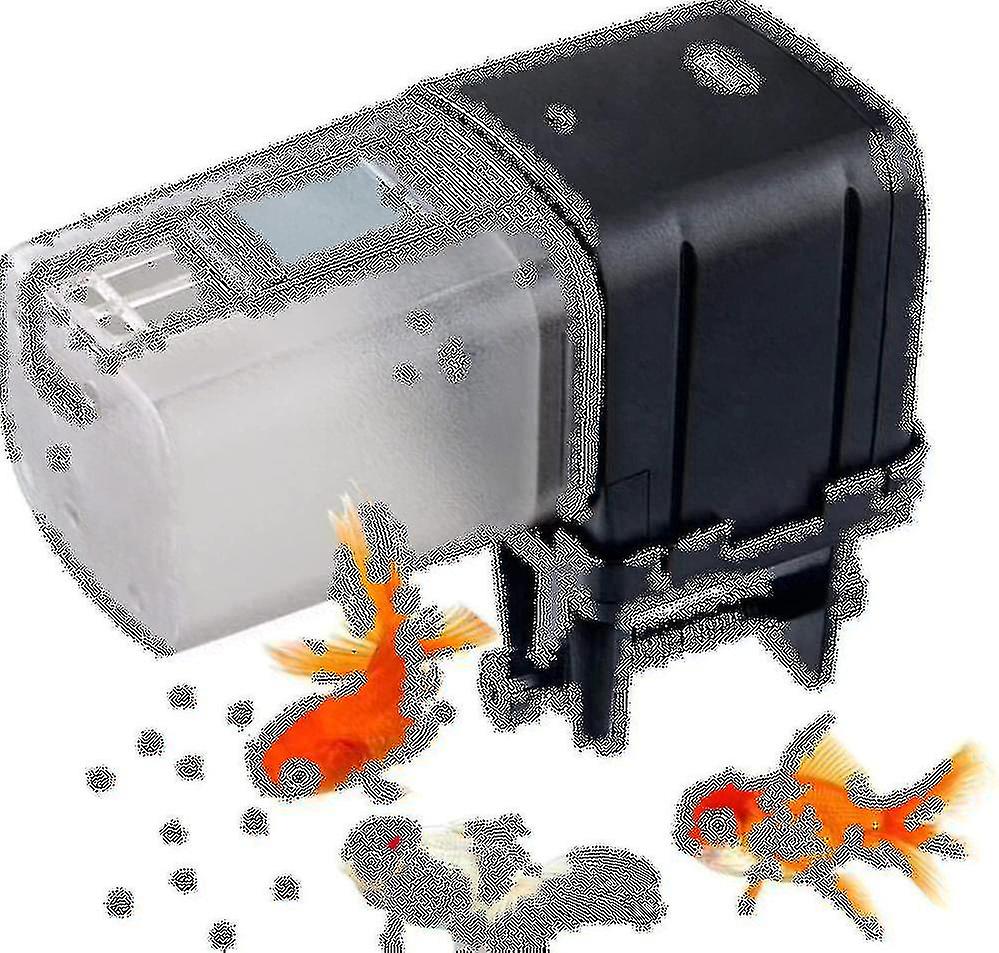 Automatic Aquarium/fish Feeder, Multifunctional Adjustable Digital Fish Feeder Timer, 175ml Capacity
