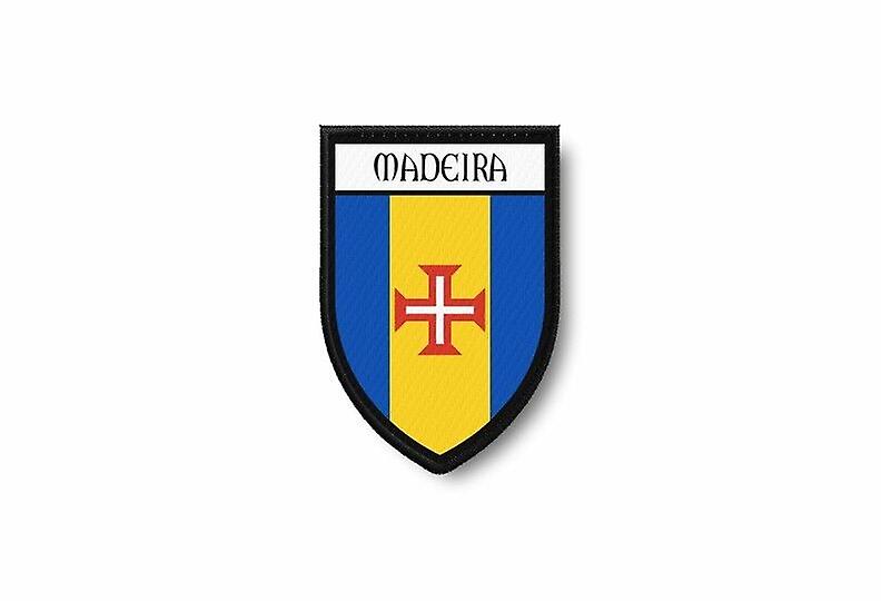 Patch Ecusson Termocollant Bord Brode Flag Print Madeire Madeira