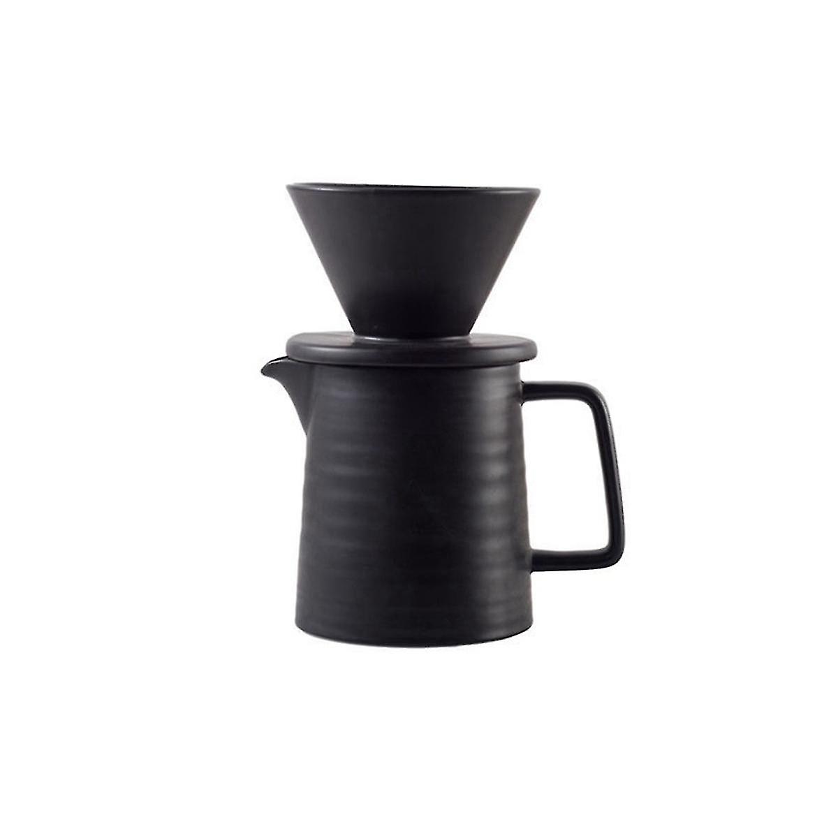 Coffee Dripper Ceramic Pour Over Hand Drip Coffee Filter Cup Manual Heat Insulation Maker Accessory