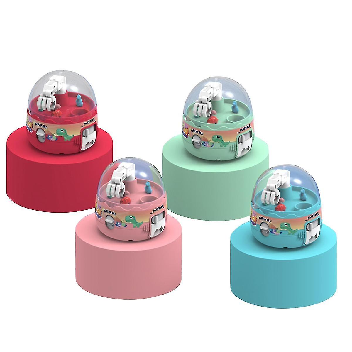 Mini Claw Machine Toys &adults With Mini Dinosaur Figures Claw Machine Prizes,miniature