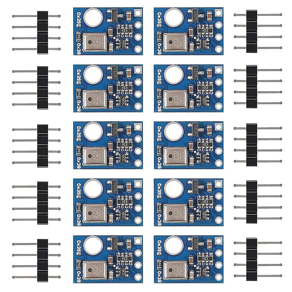 10pcs Aht10 High Precision Digital Temperature And Humidity Sensor Measurement Module I2c Communica