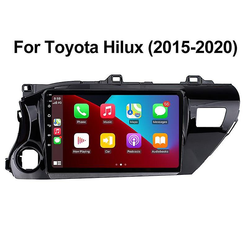 Android 10.0 Car Radio Video Player For Toyota Hilux Pick Up AN120 2015-2020 GPS Auto Stereo Carplay