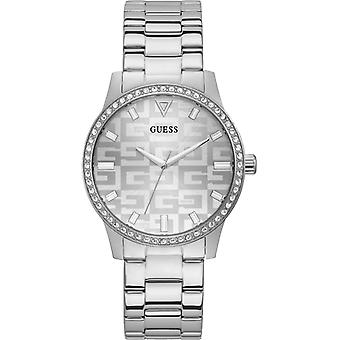 Guess watches ladies g check Woman Analog Quartz Watch with Stainless Steel Bracelet GW0292L1