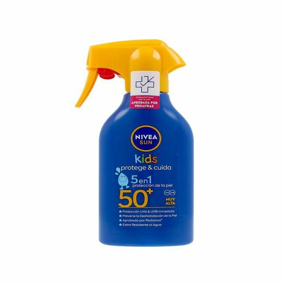 儿童防晒喷雾 Nivea Sun Niños Protege Cuida Spf 50 270 毫升