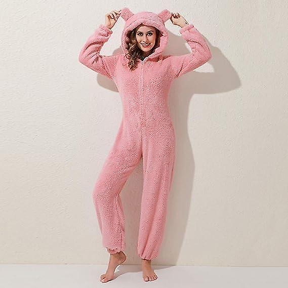 Angel Onesie Adult TMOYZQ Womens Fleece Onesies Pajamas Jumpsuit