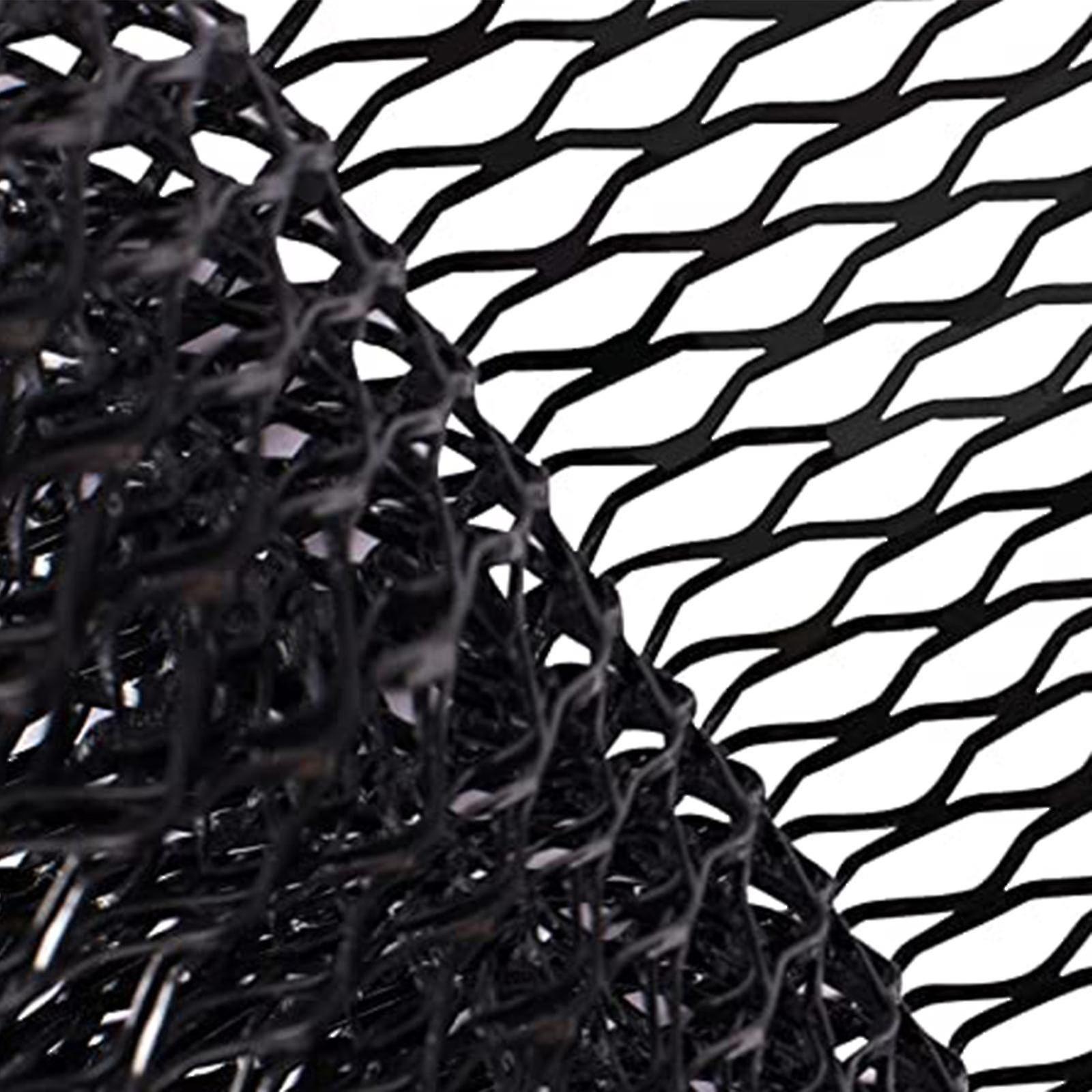 Tuning καθαρό προφυλακτήρα ασπίδες εξωτερικά αξεσουάρ αυτοκίνητο σχάρα πλέγμα 100x33cm μαύρο ρομβικό υλικό αργίλιο αυτοκίνητο grille