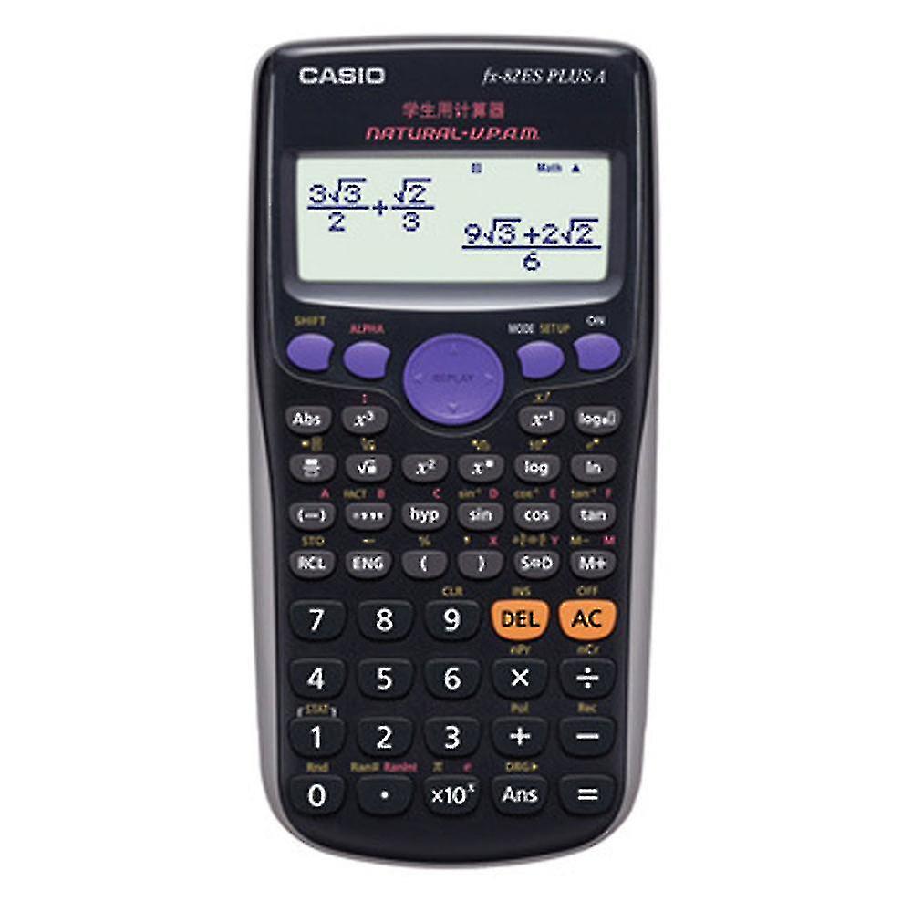 Calculadora científica Fx-82es Plus, Negro