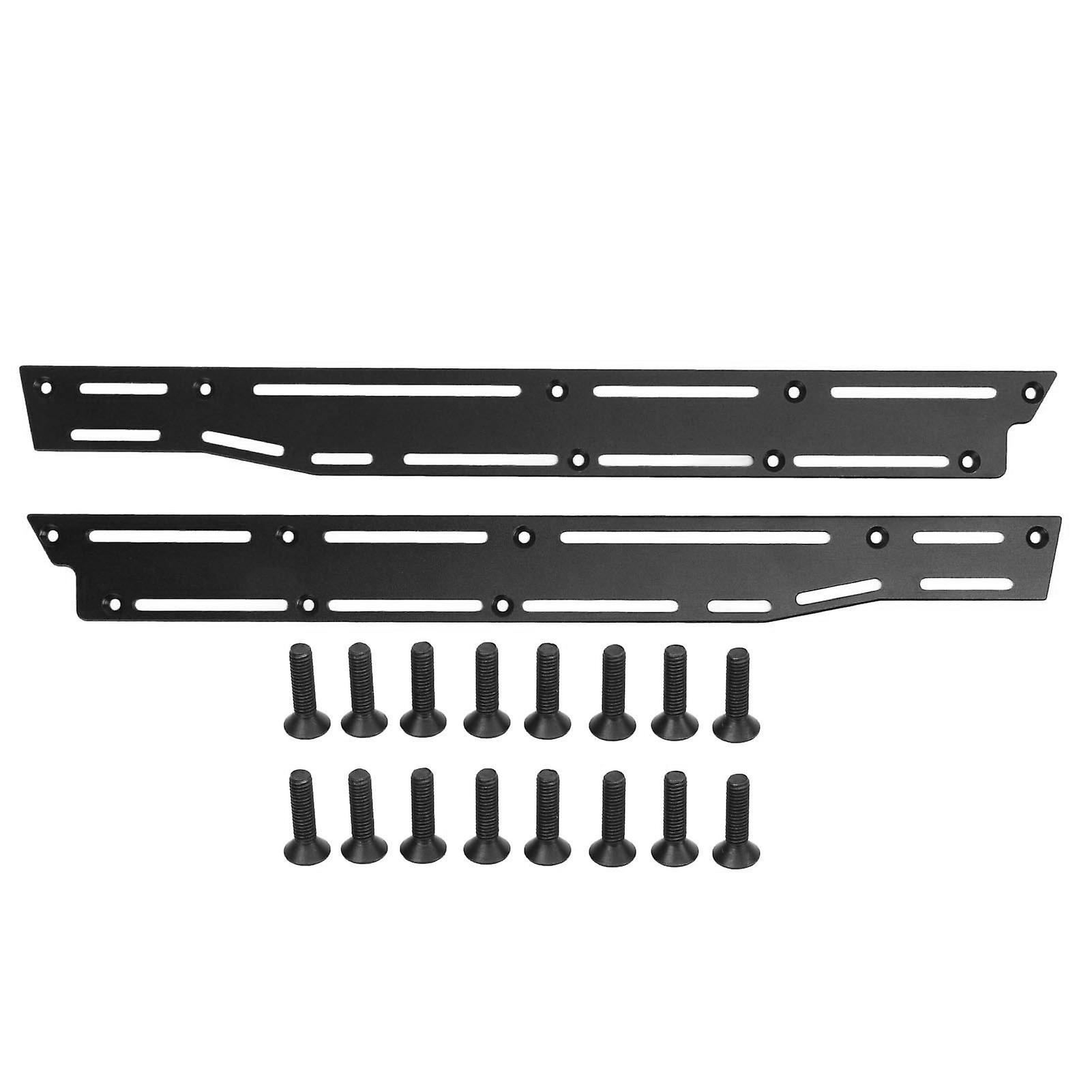 Aluminum Alloy Skid Plates for Arrma 1/7 1/8 Series Remote Control Car Upgrade Parts Black