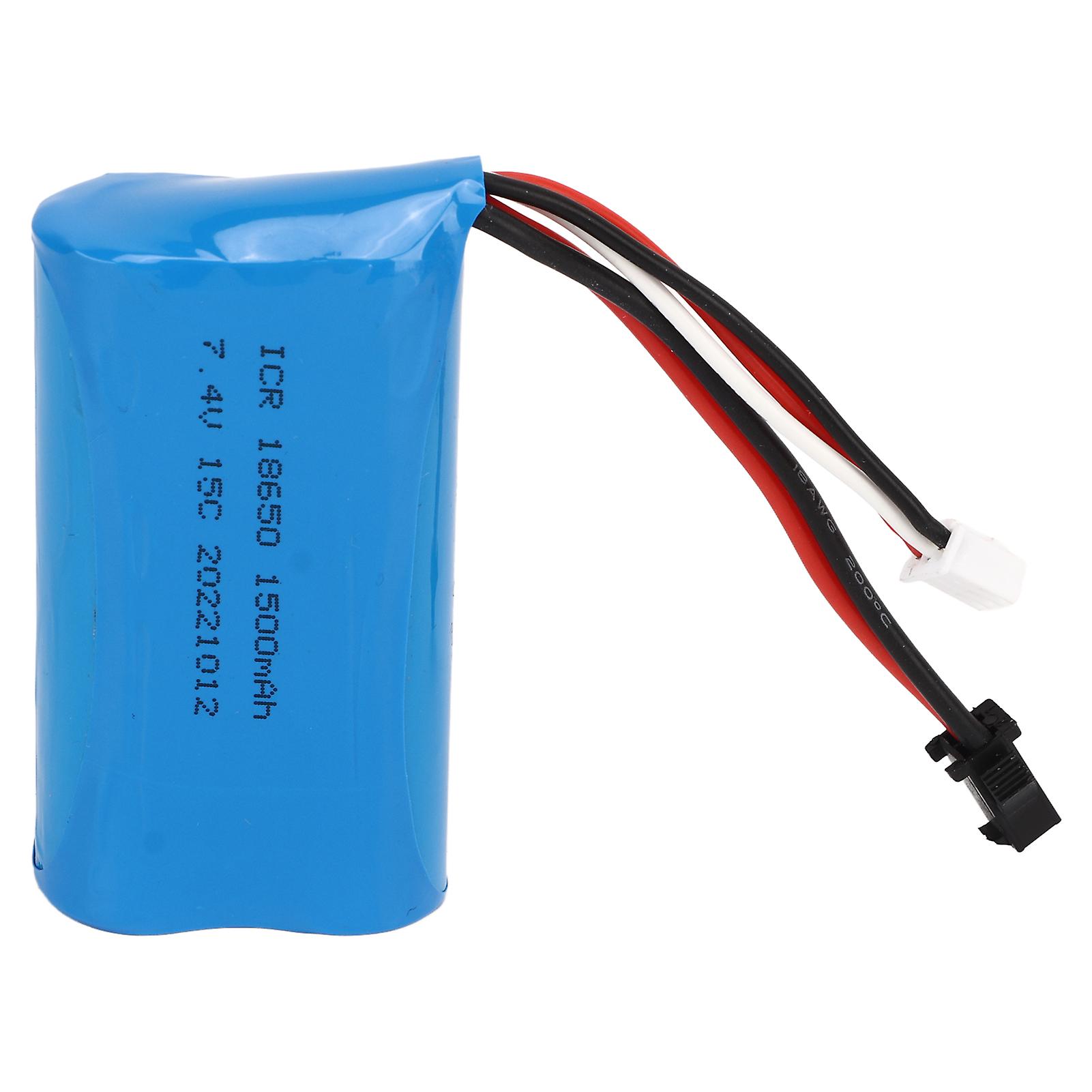 7.4V 1500mAh Lithium Battery SM Head Upgraded Battery RC Spare Parts for Syma 822 RC Aircraft Battery for T39 T40 F39