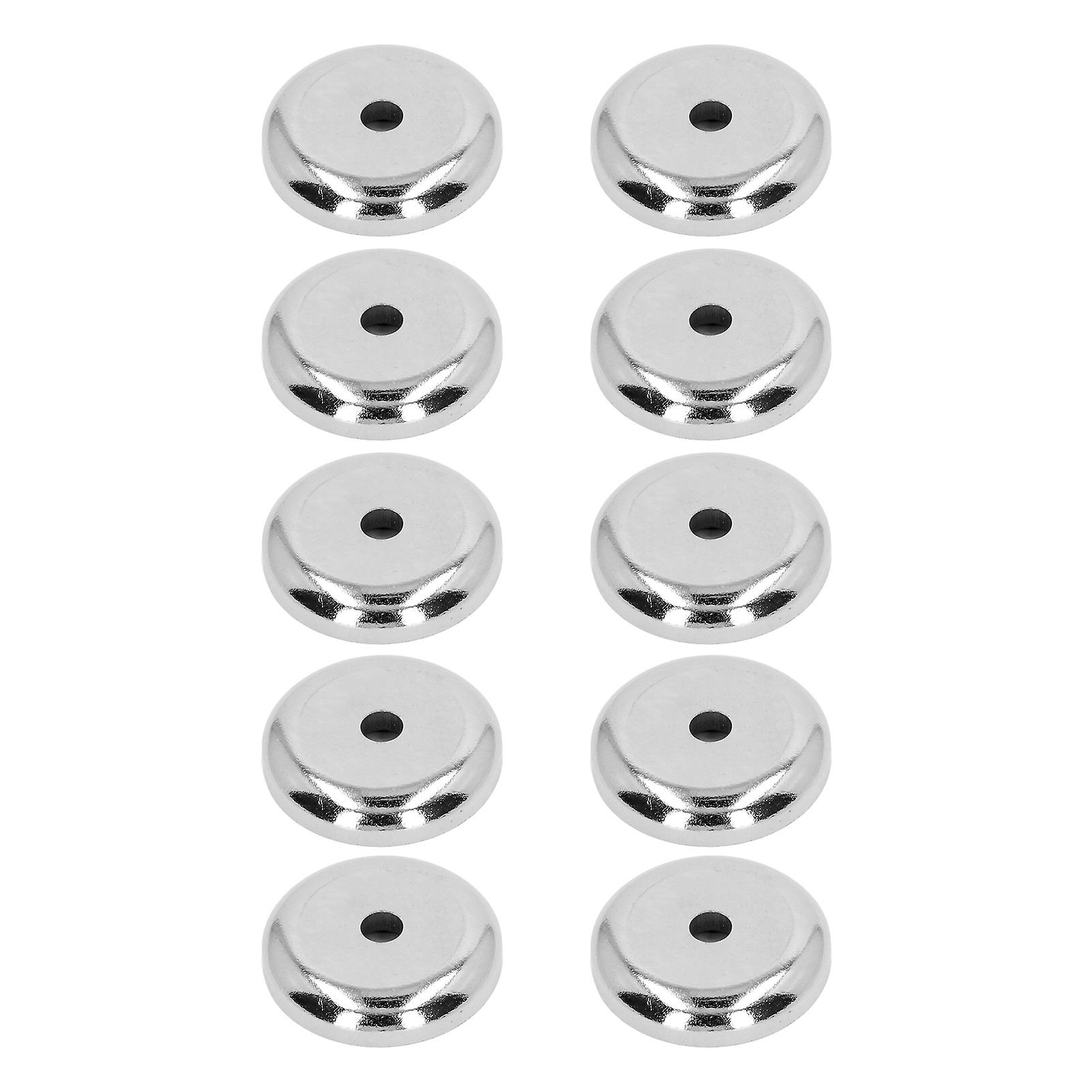 10PCS Disc Magnets with Counterbore Hole Round NdFeB Stainless Steel Magnet A42 35kg
