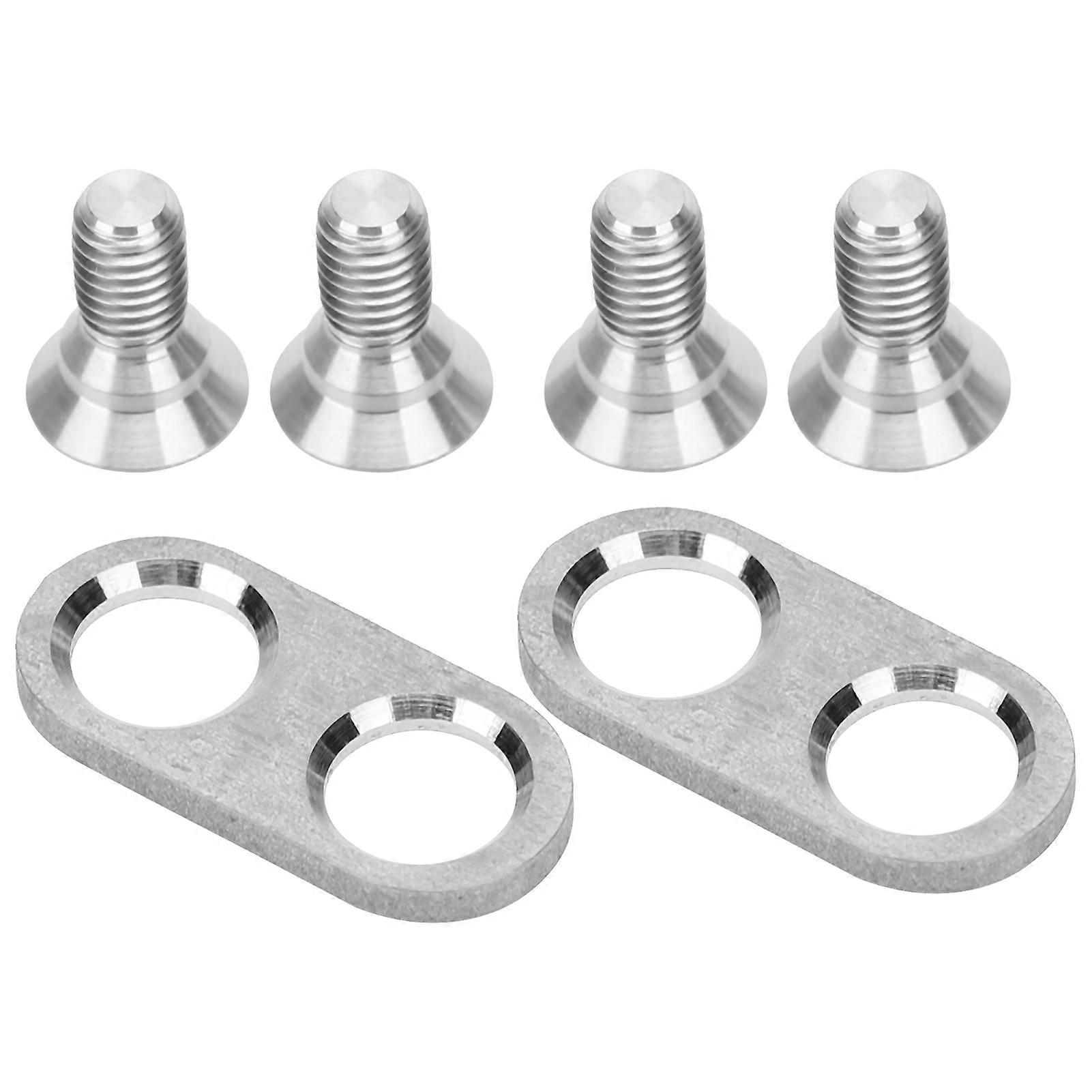 MTB Pedal Cleats, Mounting Screws and Washers, Titanium Alloy Cycling Accessory