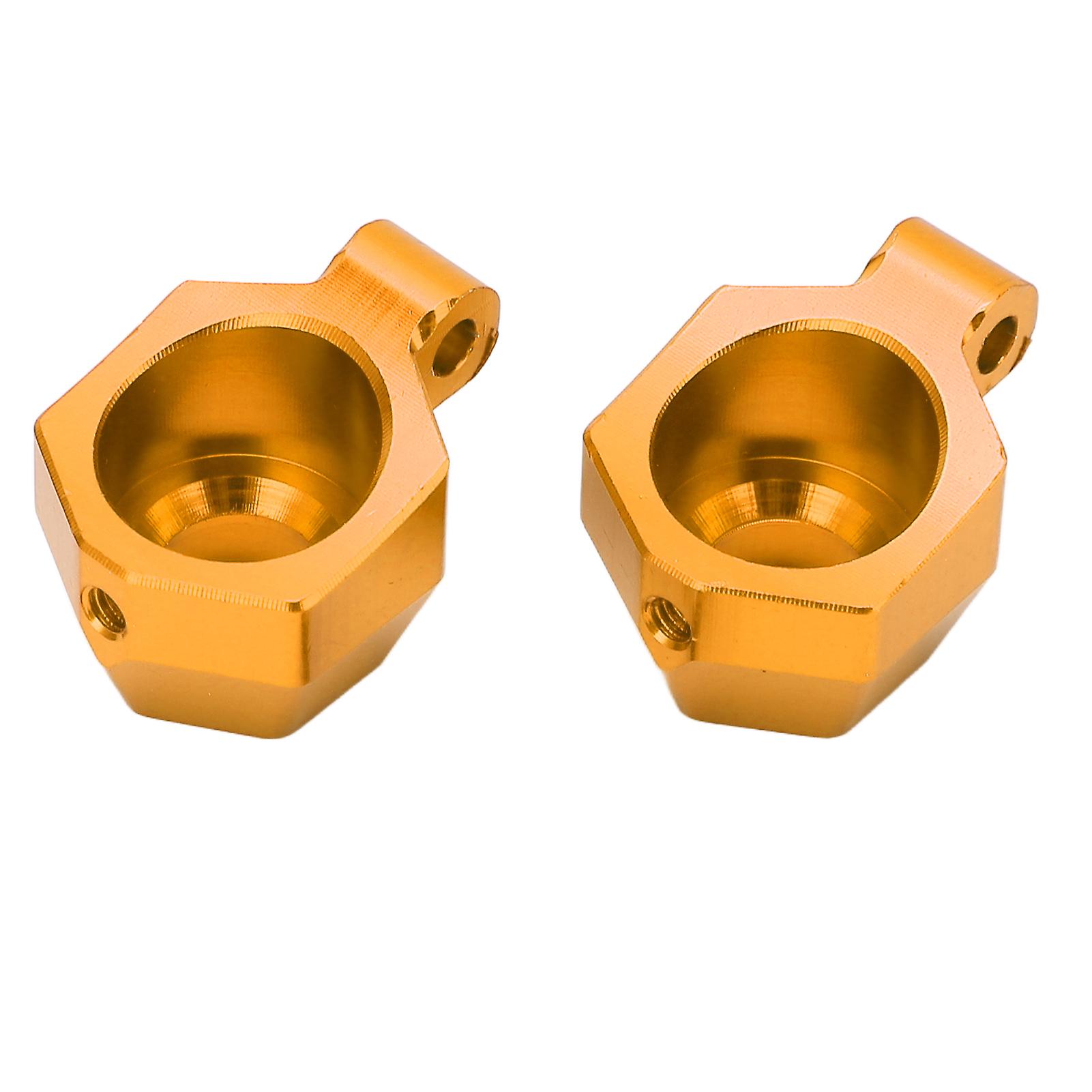 1 Pair Metal Rear Hub Carrier Wheel Seat for SG1603 SG1604 1/16 RC Car Upgrade PartsYellow