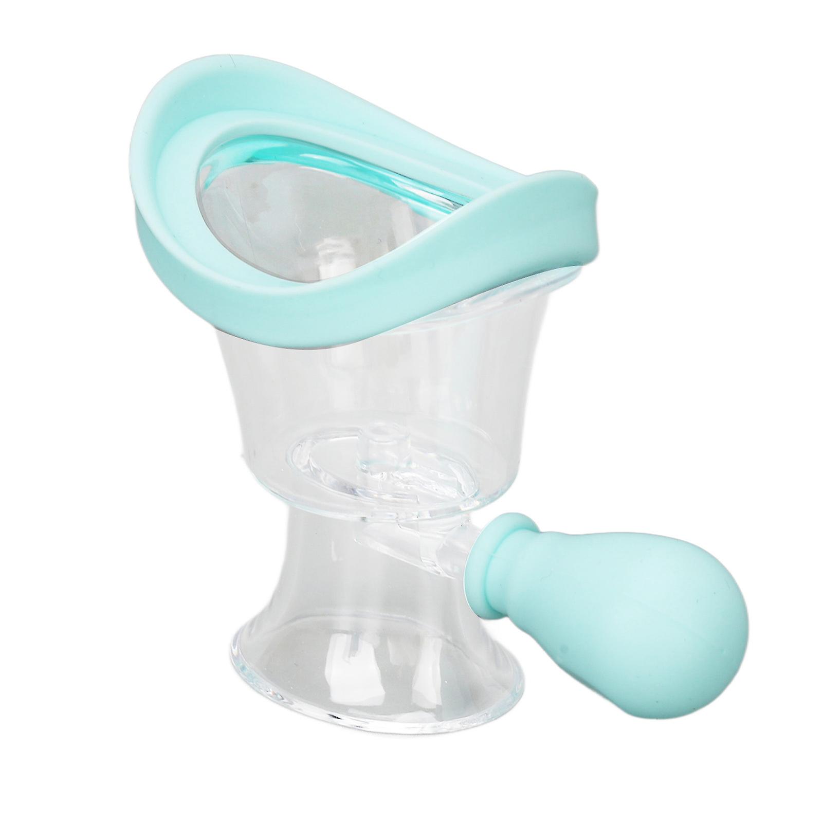 Silicone Eye Wash Cup, Squeezable, Controllable, Precise Cleaning, Eye Wash Cleaning Kit, for Eye Fatigue, Makeup Residue, Blue