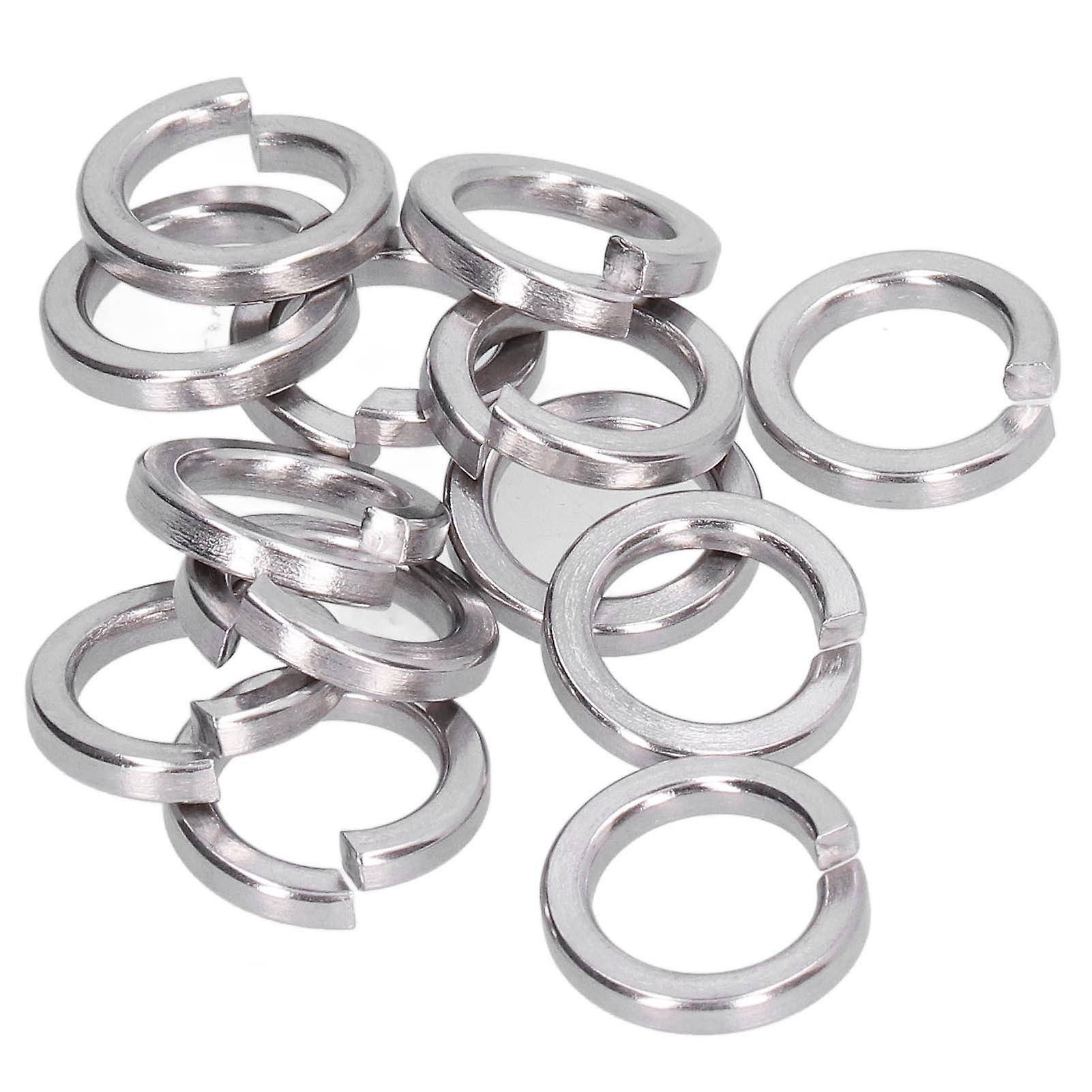 150Pcs Spring Lock Washers Split Square Section Assortment Tool A2 Marine Grade Stainless SteelM8 