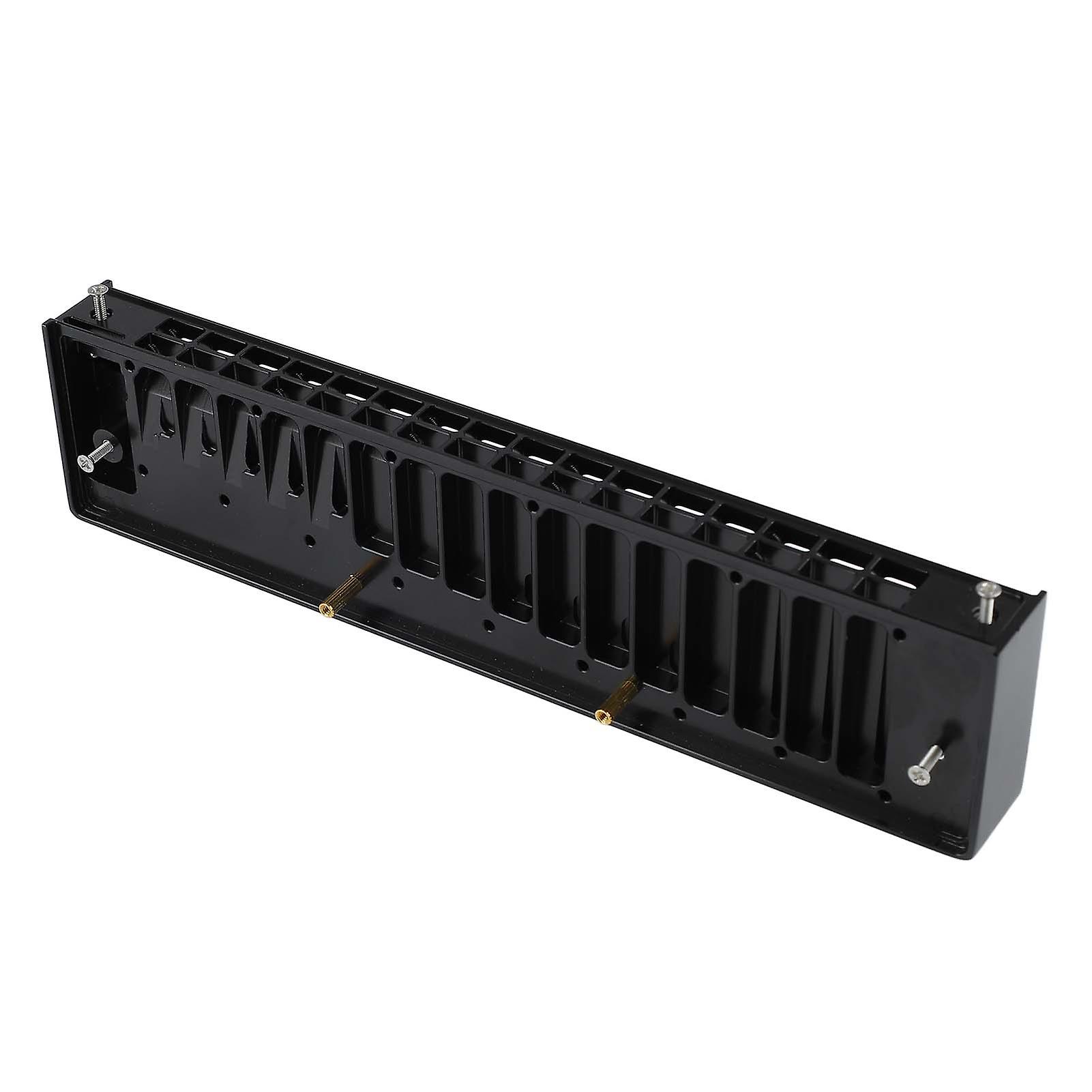Harmonica Comb Aluminum Alloy 12 Holes Harmonica Comb Part for Super64 Super64X