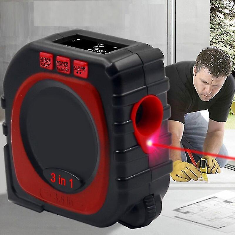 With Roller Mode Laser Digital Tape Measure Professional Tool 3-in-1 High-precision Tape Measure Led Digital Display Ty-YUHAO
