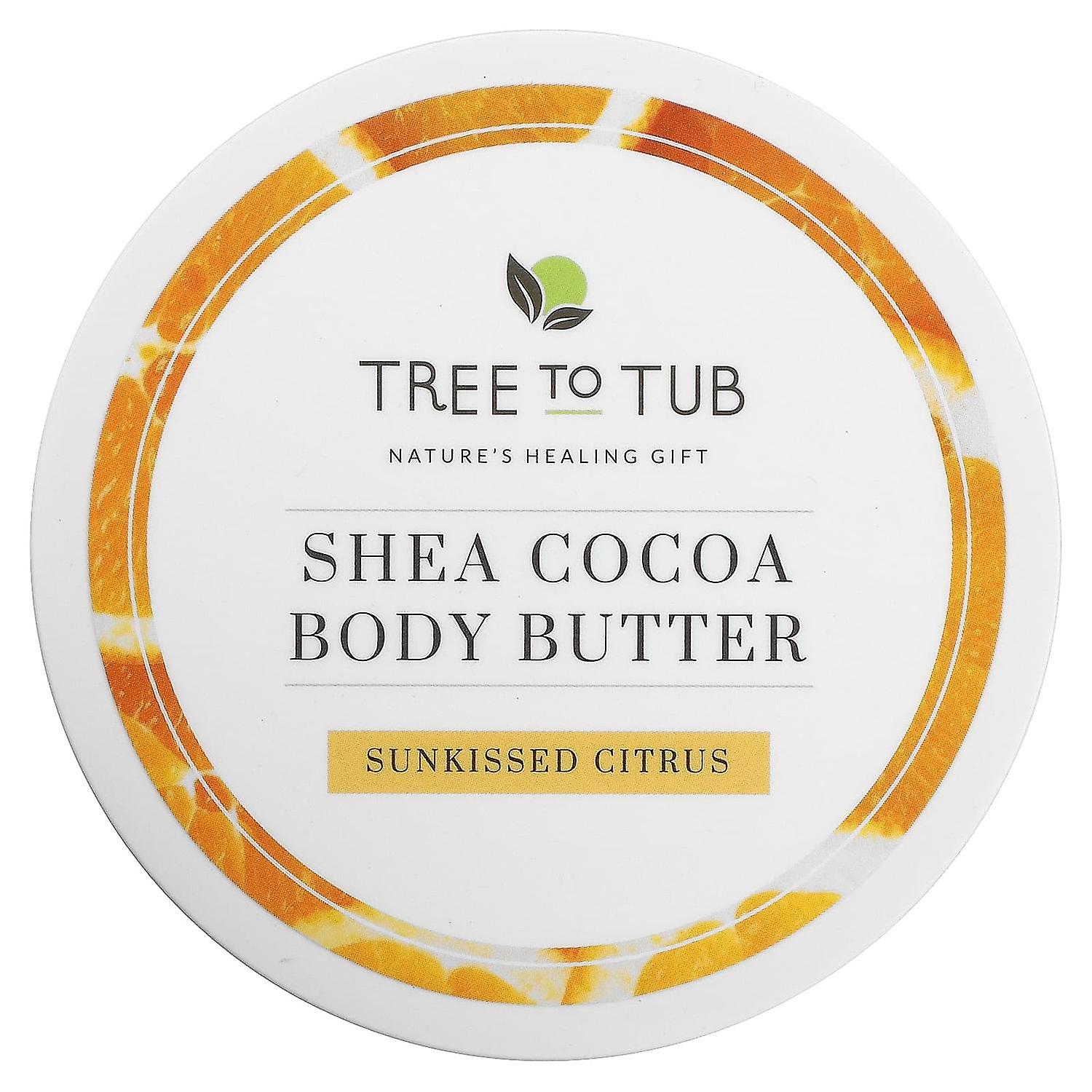 Tree To Tub, Shea Butter Moisturizing Body Butter Cream, Non-Greasy, Hydrating for Dry, Sensitive Sk
