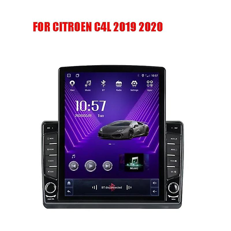 9.7" Android For Citroen C4L 2019 2020 Tesla Type Car Radio Multimedia Video Player Navigation GPS