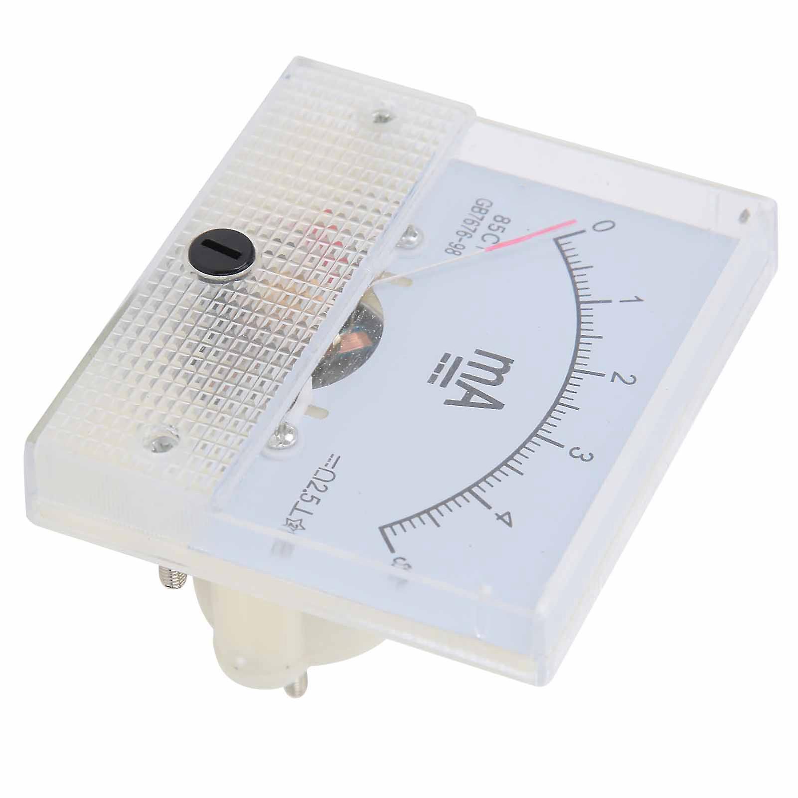 DC 0?5MA Pointer Current Panel Meter Measurement Devices Amperemeter Tester Gauge