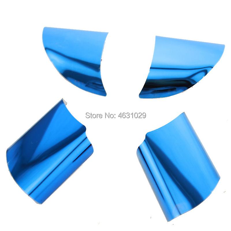 שינוי קטן נירוסטה מכונית קישוט גלגל ההגה כיסוי לקצץ מדבקת פורד פוקוס 2 MK2 2005 - 2013 עיצוב רכב ~ 12181