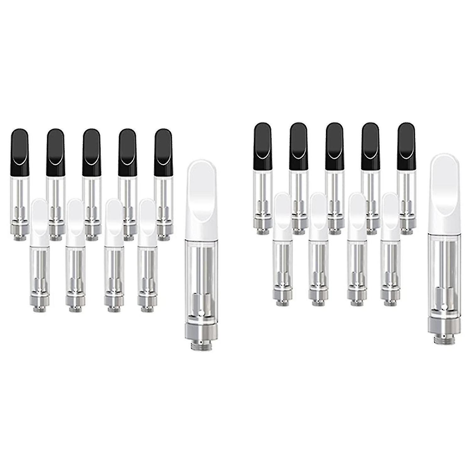 50 Pcs Empty Storage Cartridges For 1.0ml Glass Ceramics Easy To Fill