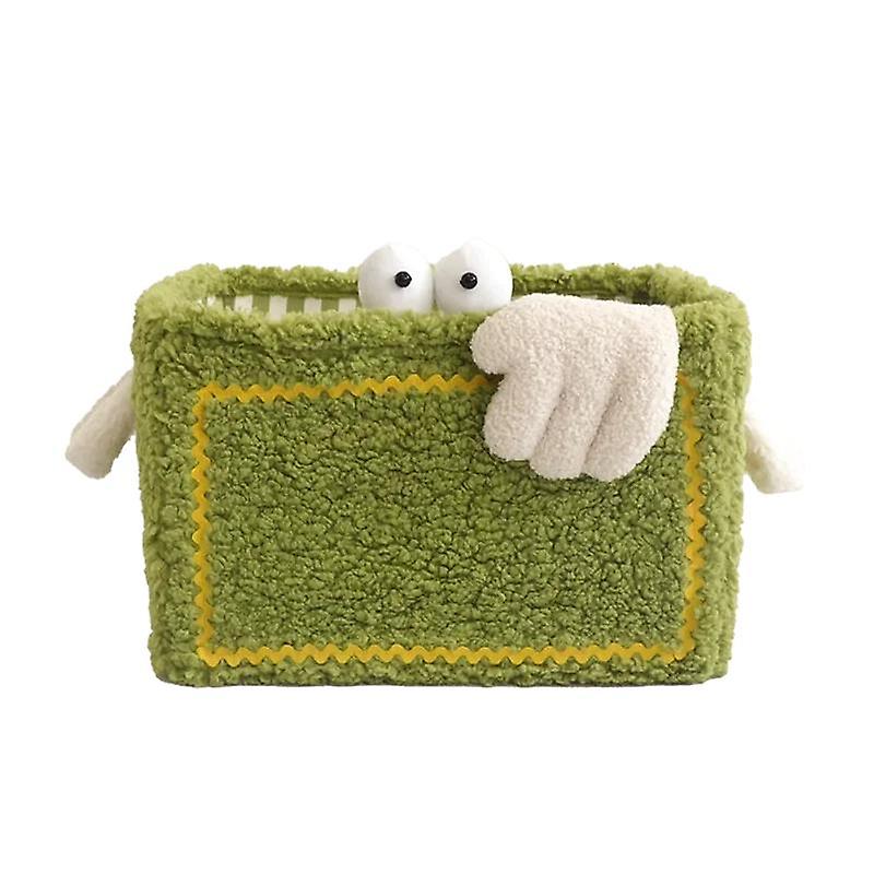 Zhao Lusi Same Style Little Monster Storage Basket Foldable Home Niche Design Storage Toy Snacks Finishing Basket