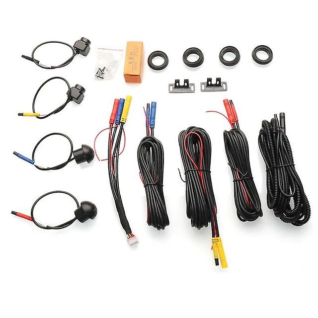 1080p 3d 360 Degree Camera Parking Surround View System Driving With Bird View Panorama System 4 Car Recorder Camera