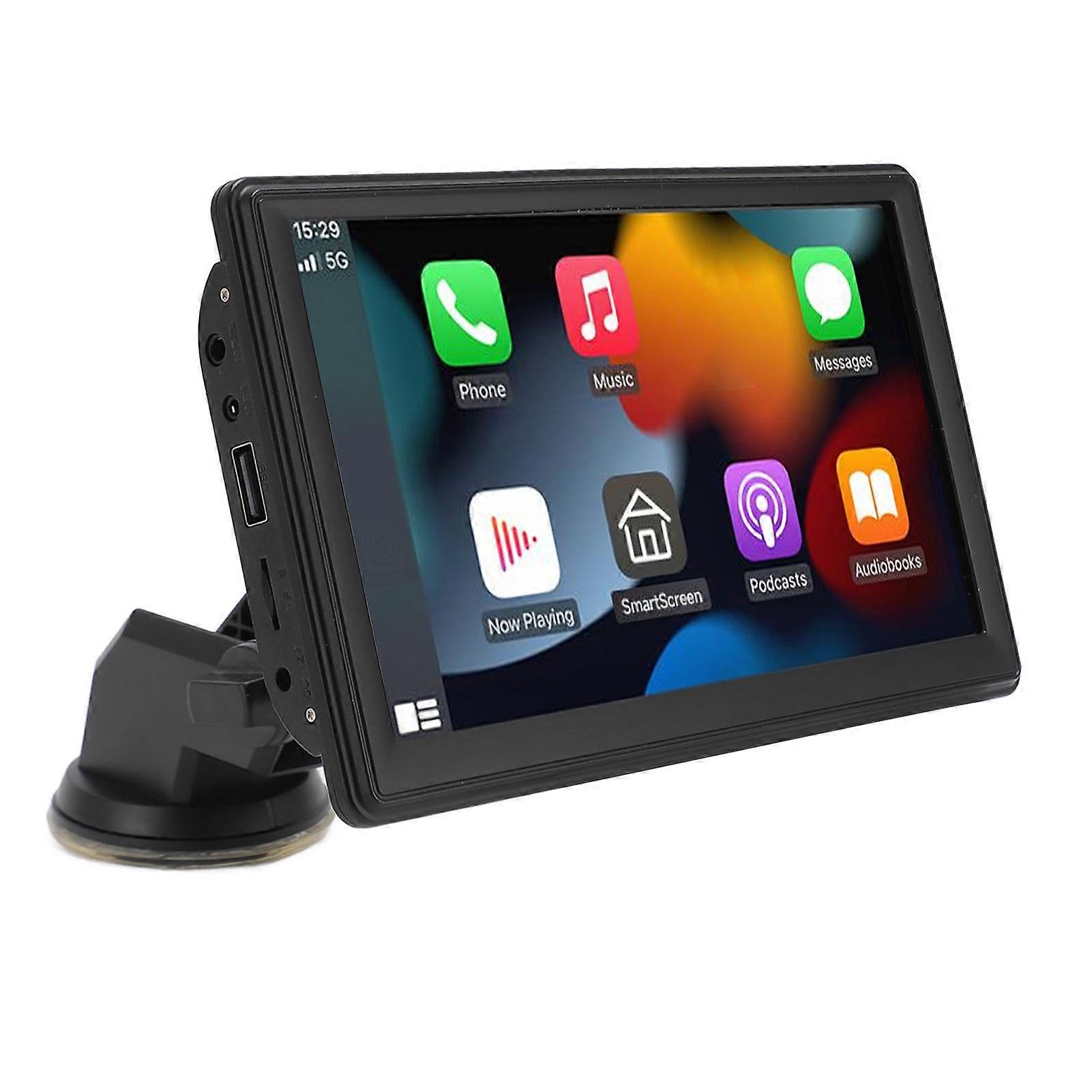 7 Inch Portable Car Stereo Touchscreen HD BT WiFi 64GB Memory