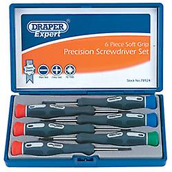 Draper 78924 Expert Quality Precision Screwdriver Set In Case Small Tiny 6 Piece