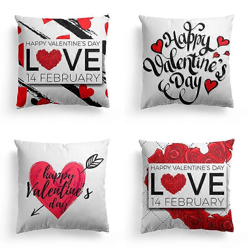 Valentine's Day For Home Decor Pillowcase 45*45cm