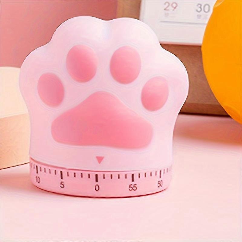 Cute Timer, Mechanical Restaurant Kitchen Timer, Cartoon Timer In The Shape Of Cat Paws, 60 Minute Egg Countdown Timer, Used For Cooking ( Cute Timer
