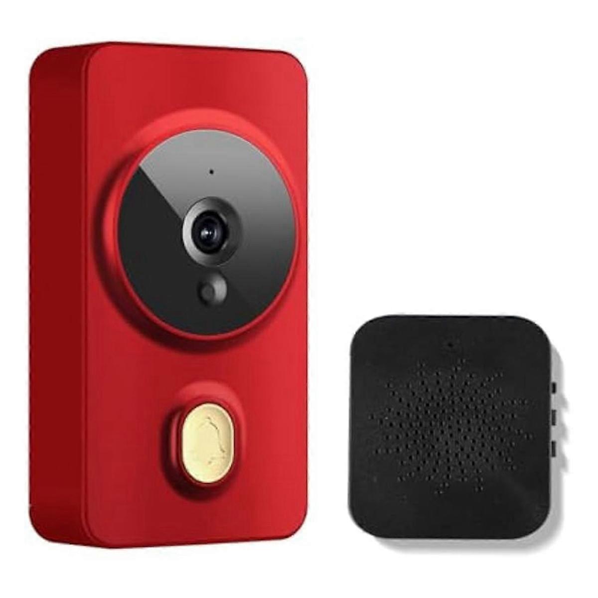 Smart Wireless Video Doorbell,Smart Wireless Remote Video Doorbell,with Call,Video,Photo,and Video Recording Functions
