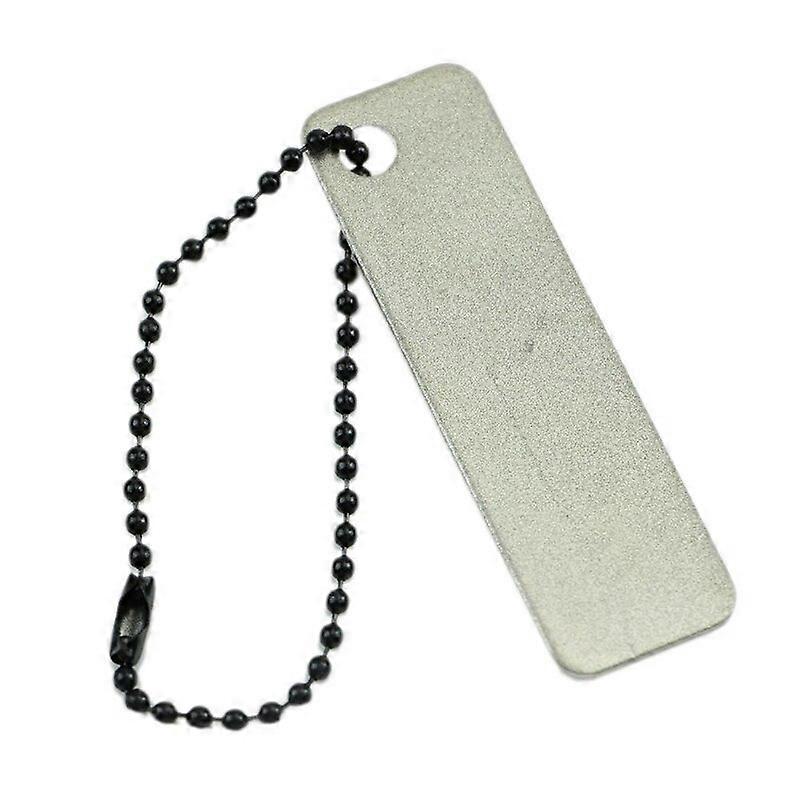 Pocket Diamond Stone Knife Sharpener with Keychain Fish Hook Tungsten Sharpening Stone Kitchen Outdoor Camp Portable Sharpener