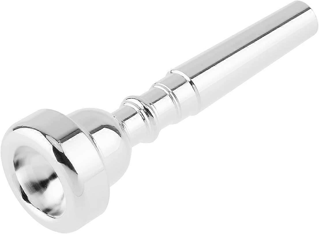 Trumpet Mouthpiece Instruments Mouthpiece,Silver Plated Bb Replacement for Beginners Professional5C