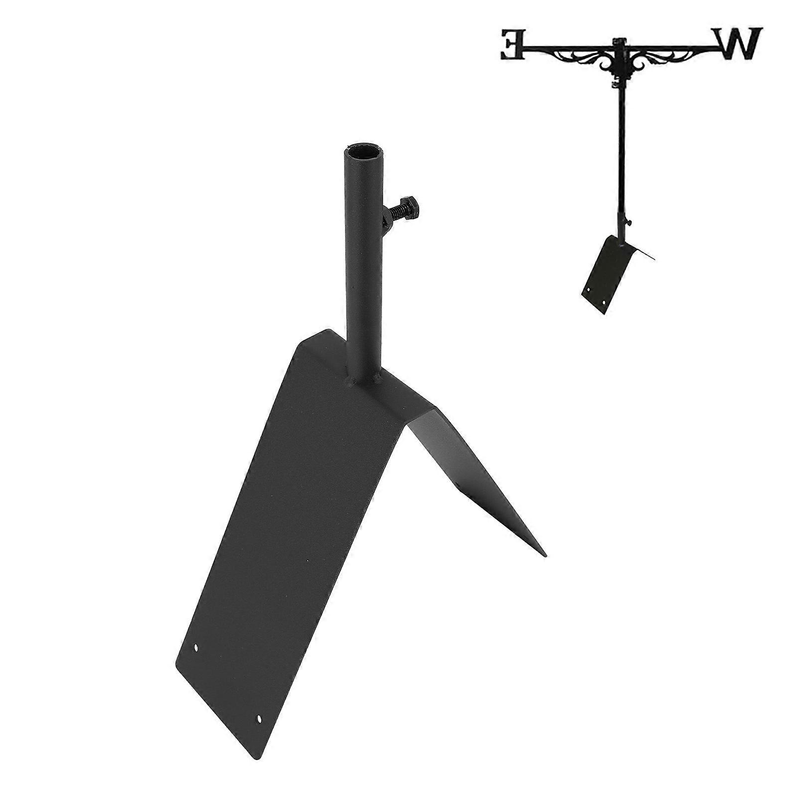 Support de toit en acier pour girouette Support de girouette robuste pour support d’antennes de mâts de drapeau