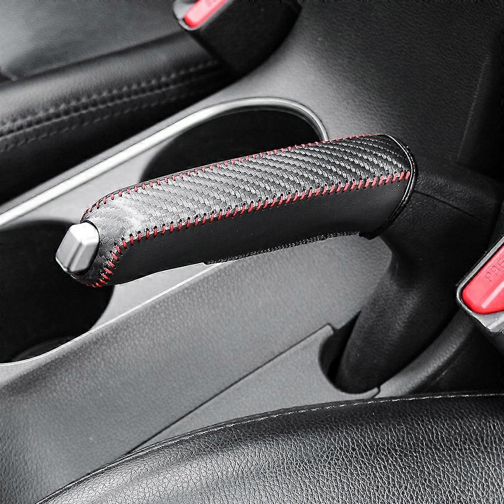 Carbon Fiber Leather Gears Handbrake Cover for Suzuki Vitara Swift SX4 JIMNY ALTO JOHX