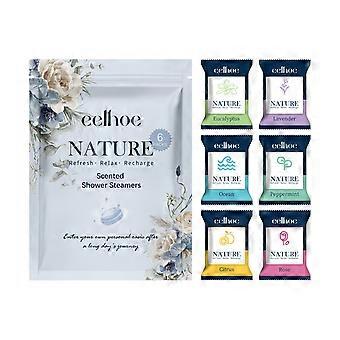 Nordic Clearance Dusch-Dampfmaschinen-Set Self-Care-Entspannungsdusche Stück 6 Parfüm-Duschbomben