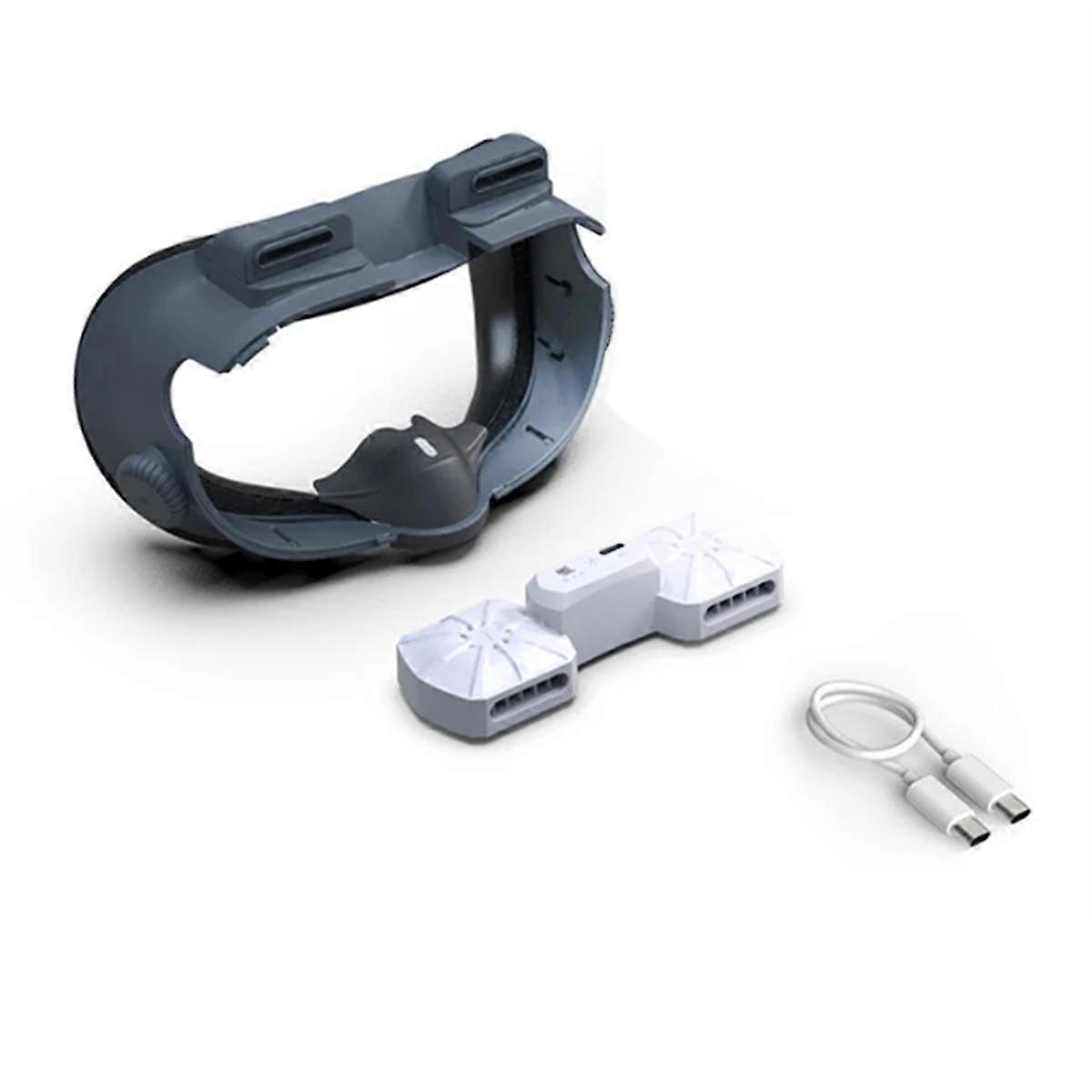 Cooling Fan for 3 Face Pad Active Ventilation Air Circulation Breathable Interface VR Headset Cover