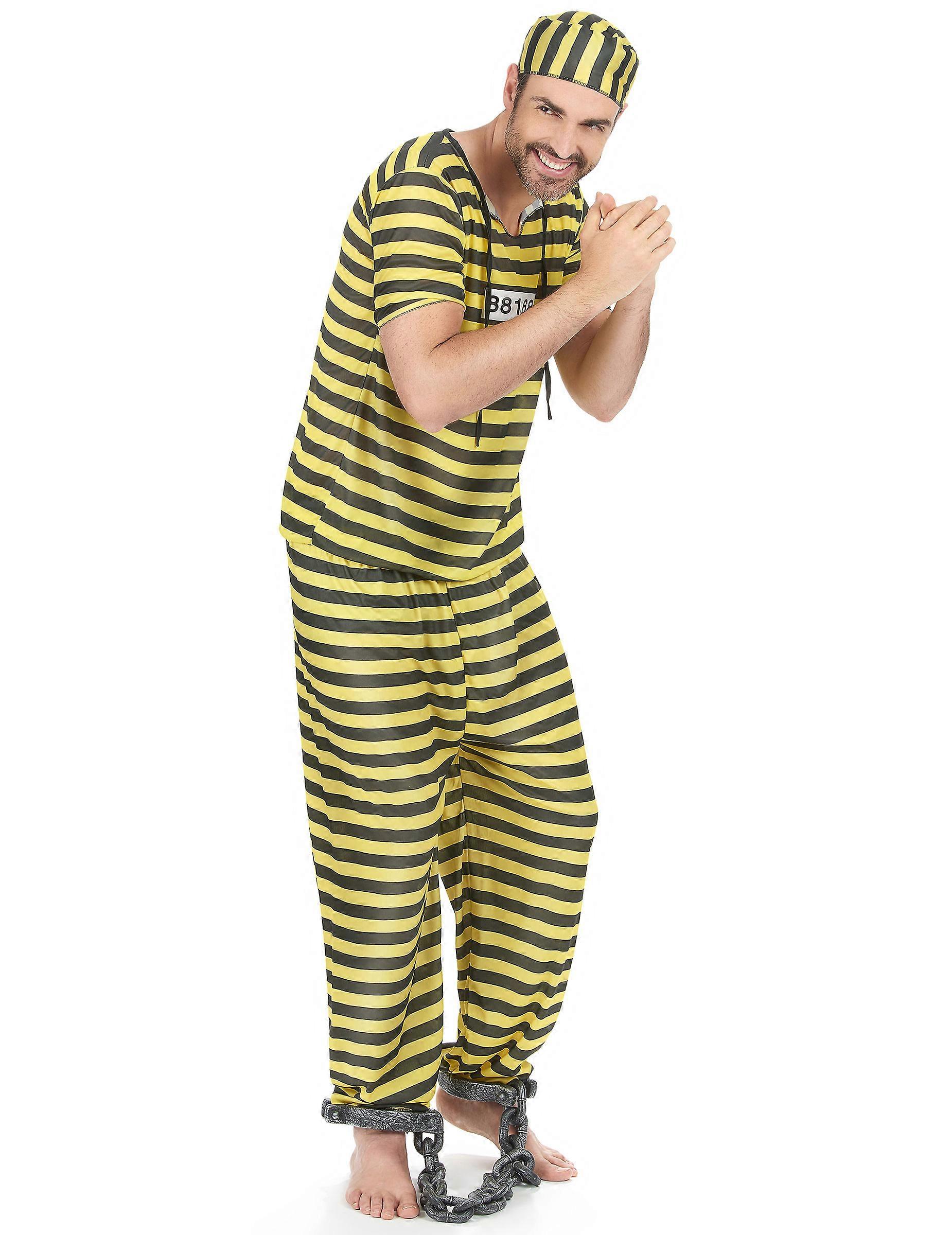 Yellow prisoner disguise