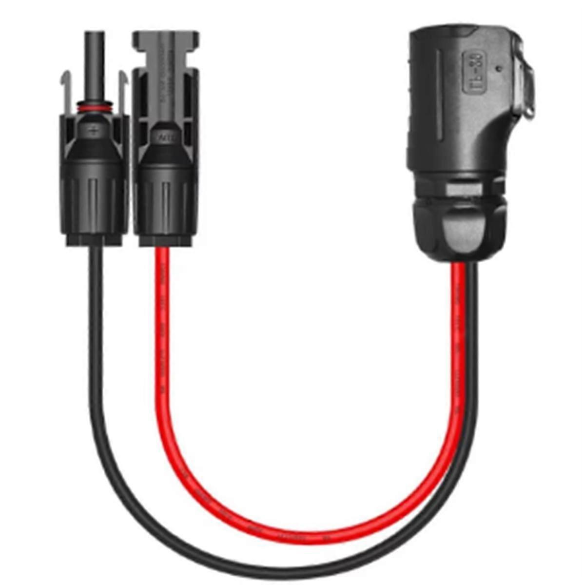 2 Pin Circular Connector to Solar Panel Cable Adapter for Solar Panel Suitcase for